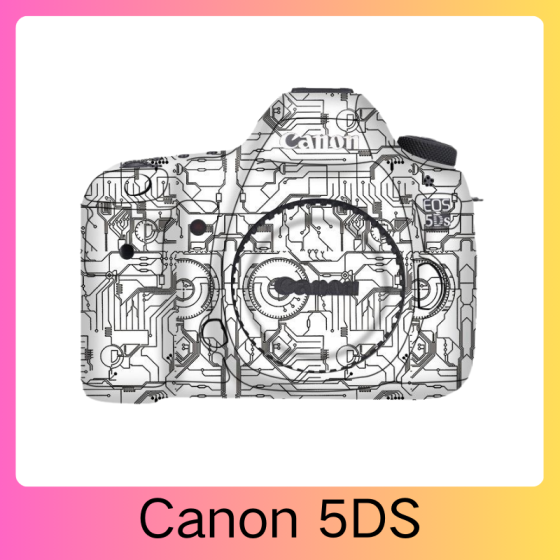 Corpo da Canon 5DS -  Pele câmera, adesivo câmera - com alta resistência a arranhões, à prova d'água e com design elegante.